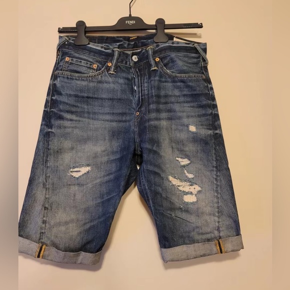 Evisu Men’s Cropped Jeans - Picture 2 of 2